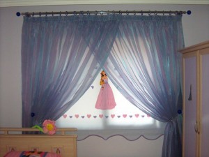 rustik bebek odası perdeleri - 1